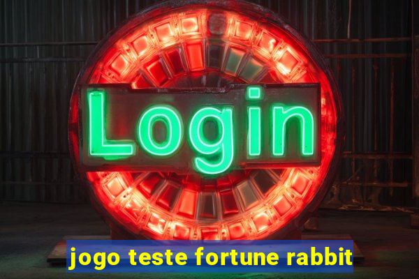 jogo teste fortune rabbit